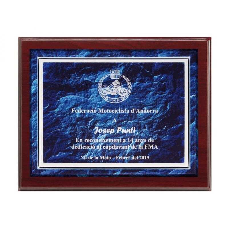 Placa madera económica