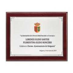Placa madera económica