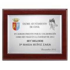 Placa madera económica