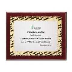 Placa madera económica