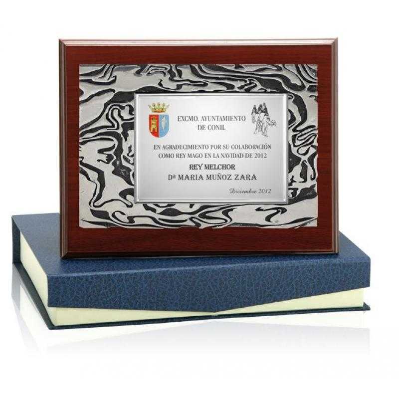Placa madera económica
