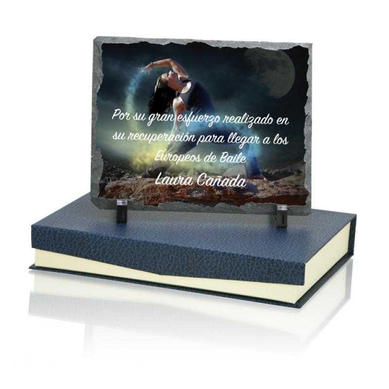 Plaza homenaje pizarra+ estuche especial sublimación