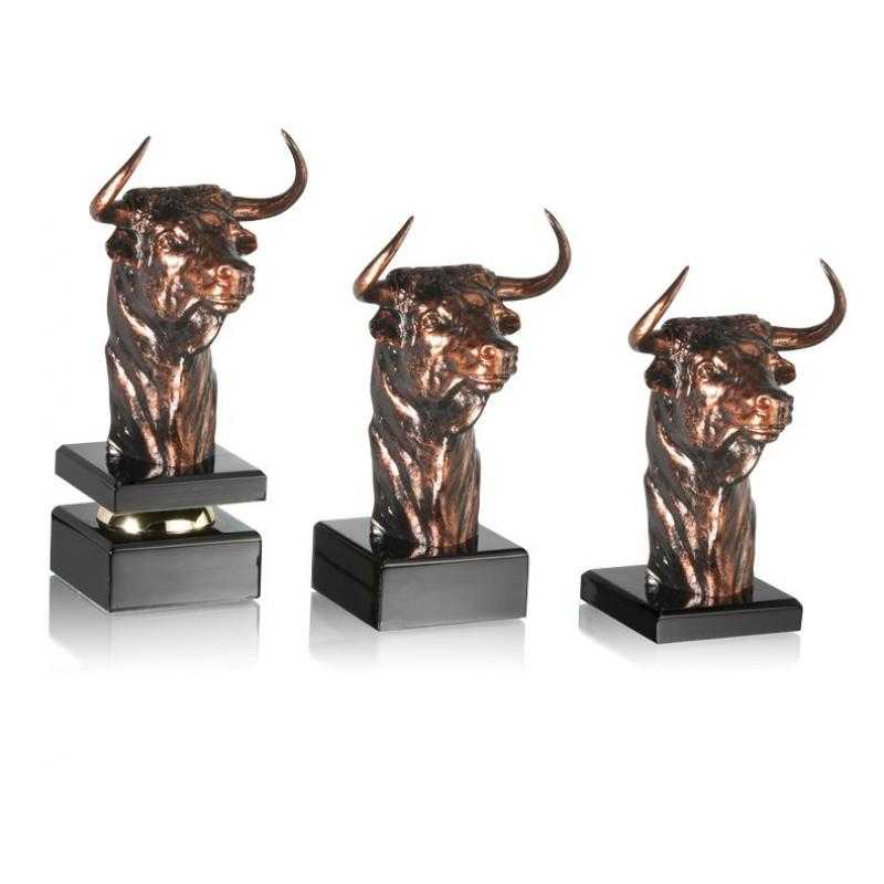 Resina cabeza de toro
