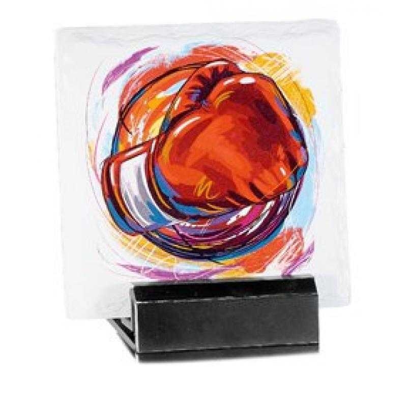 Trofeo ceramica boxeo