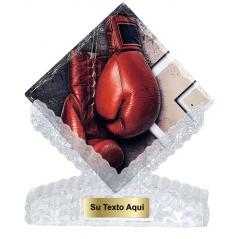 Trofeo ceramica boxeo