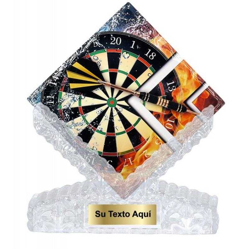 Trofeo ceramica dardos
