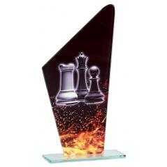 Trofeo cristal ajedrez