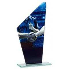 Trofeo cristal alegorico