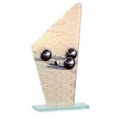 Trofeo cristal petanca