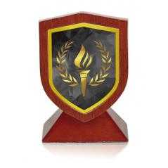 Trofeo madera alegorico