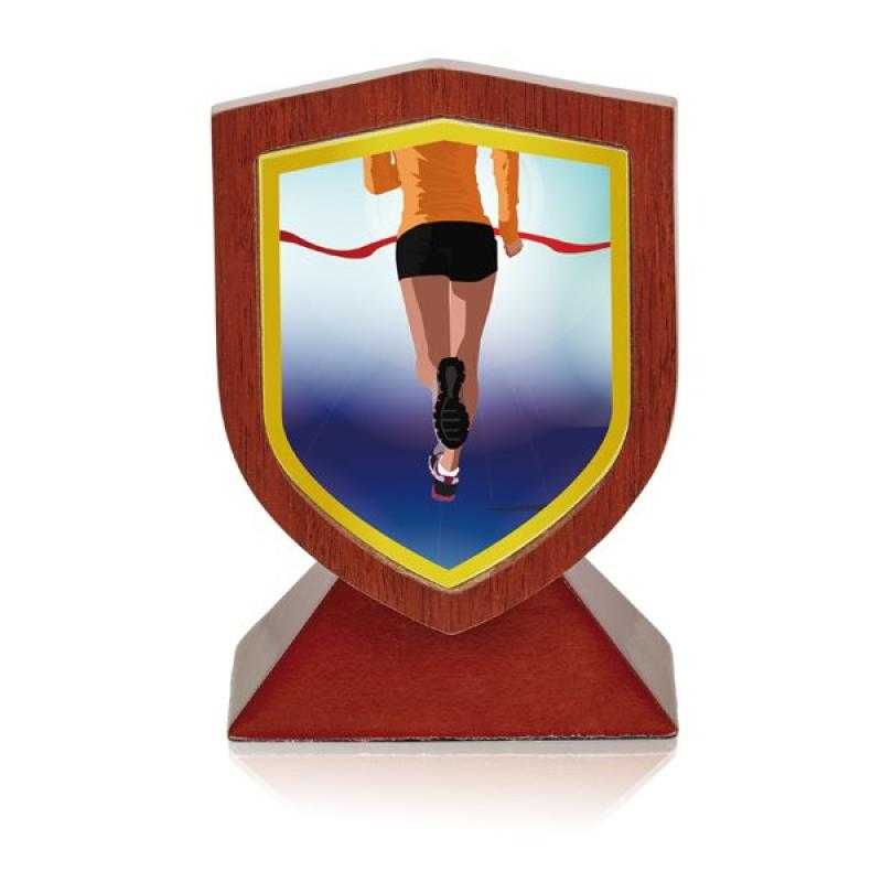 Trofeo madera atletismo