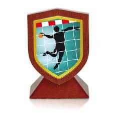 Trofeo madera balonmano