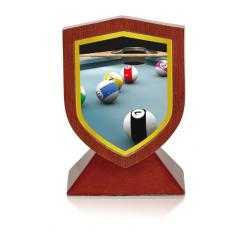 Trofeo madera billar