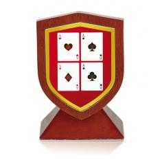 Trofeo madera cartas