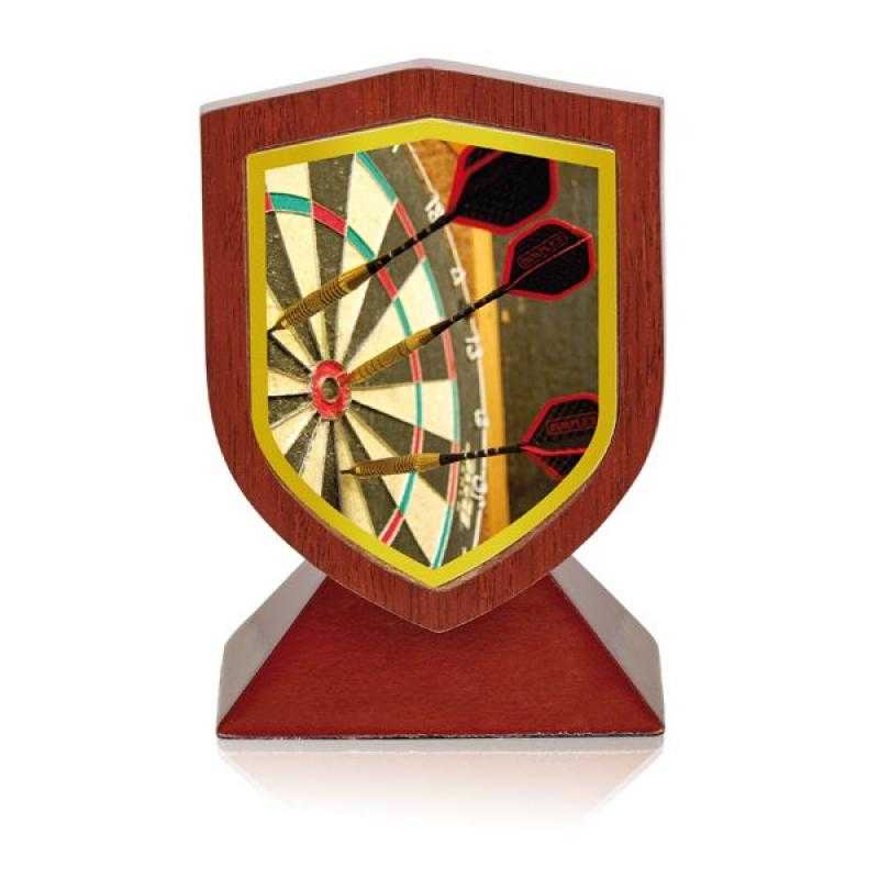 Trofeo madera dardos