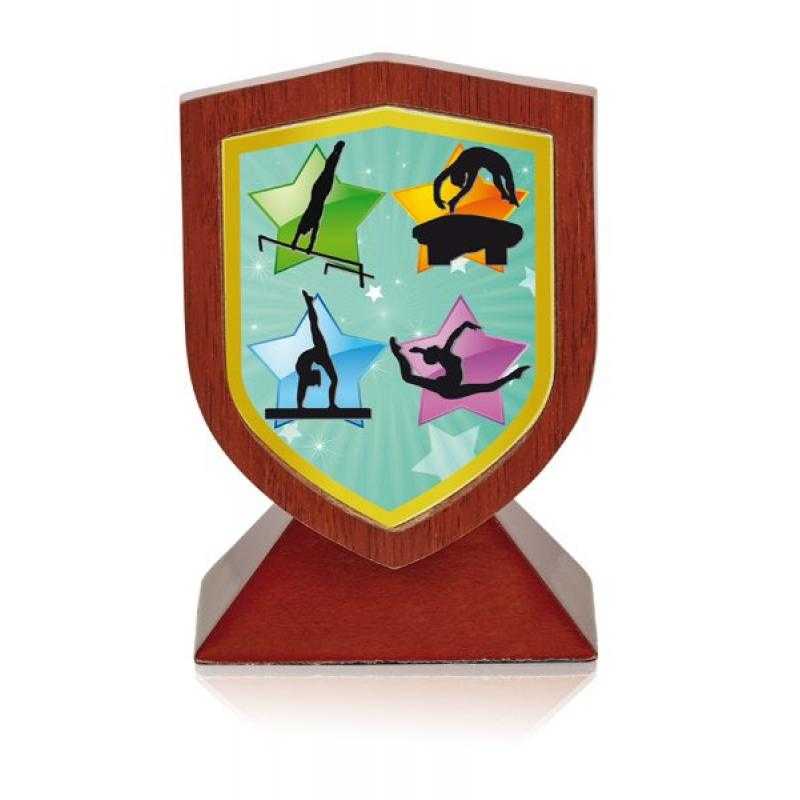 Trofeo madera gimnasia
