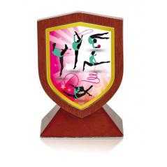 Trofeo madera gimnasia
