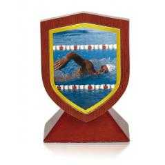 Trofeo madera natacion masculina