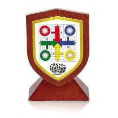 Trofeo madera parchis