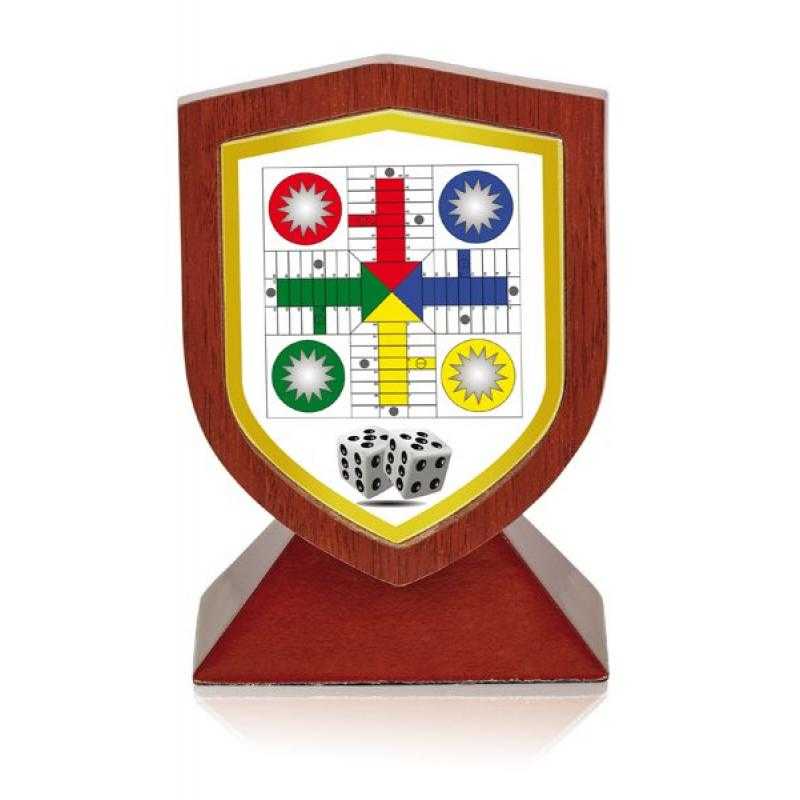 Trofeo madera parchis