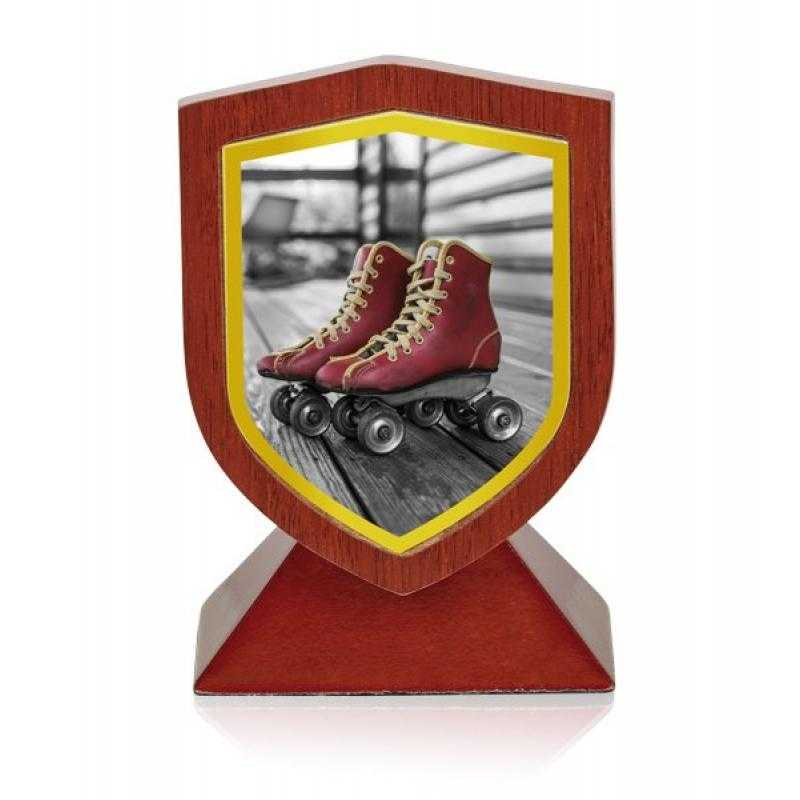 Trofeo madera patin