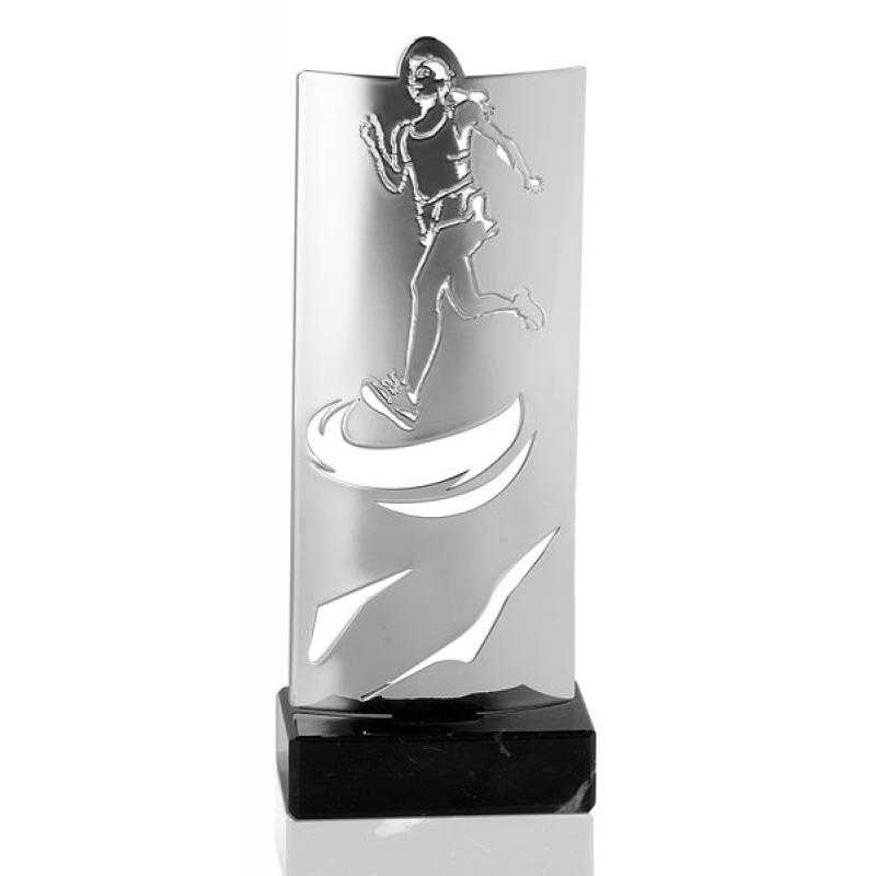 Trofeo metal atletismo femenino