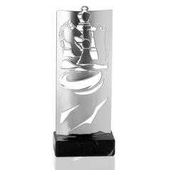 Trofeo metal ajedrez