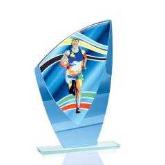 Trofeo de cristal / cerámica atletismo masculino