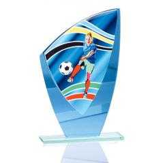 Trofeo de cristal / cerámica fútbol