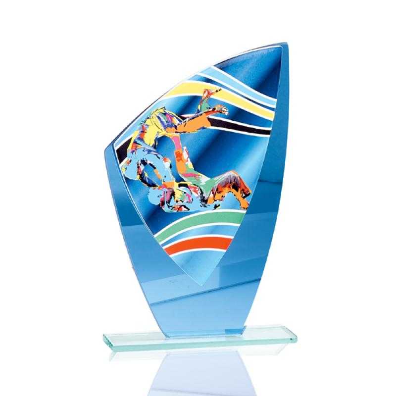 Trofeo de cristal / cerámica judo