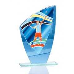 Trofeo de cristal / cerámica tenis