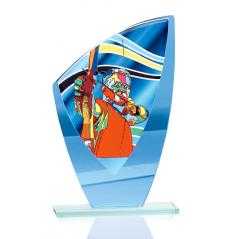 Trofeo de cristal / cerámica tiro con arco