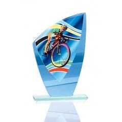 Trofeo de cristal / cerámica ciclismo