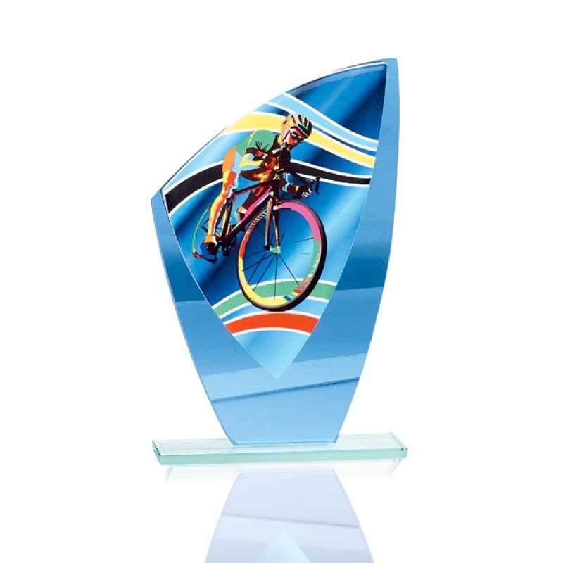 Trofeo de cristal / cerámica ciclismo