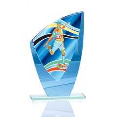 Trofeo de cristal / cerámica fútbol