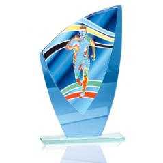 Trofeo de cristal / cerámica rugby