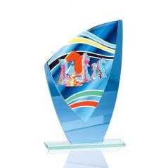 Trofeo de cristal / cerámica ajedrez