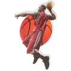 Aplique epoxy baloncesto masculino