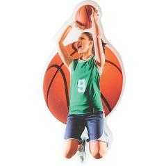 Aplique epoxy baloncesto femenino