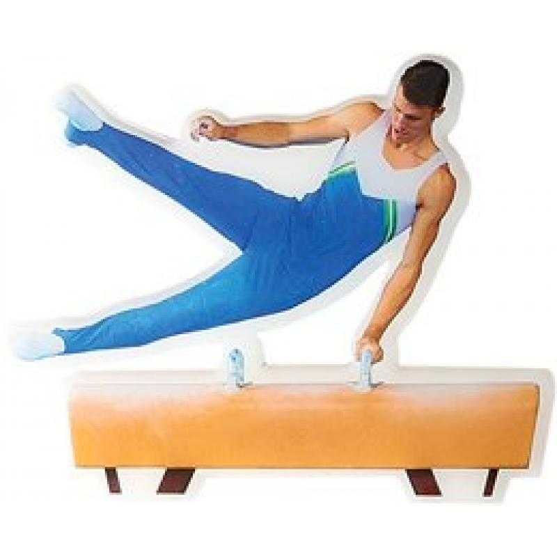 Aplique gimnasia deportiva masculina