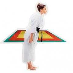 Aplique epoxy karate femenino