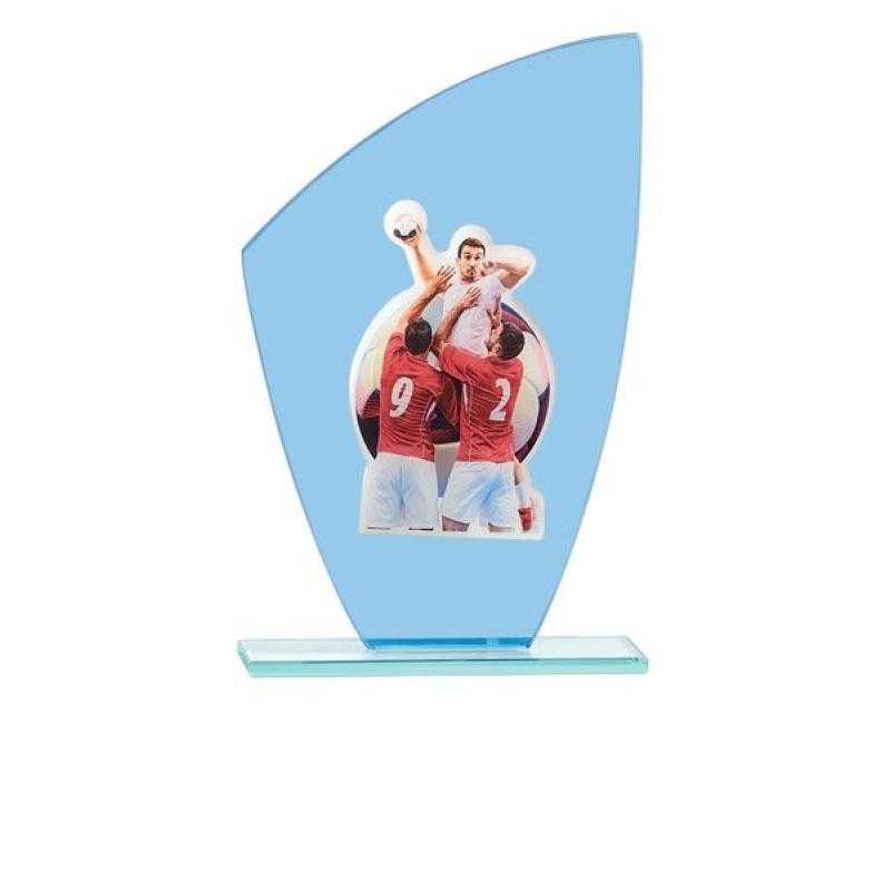 Trofeo de cristal para aplique