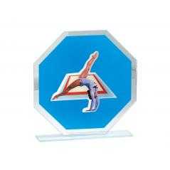 Trofeo de cristal para aplique