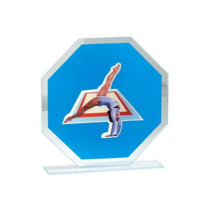 Trofeo de cristal para aplique