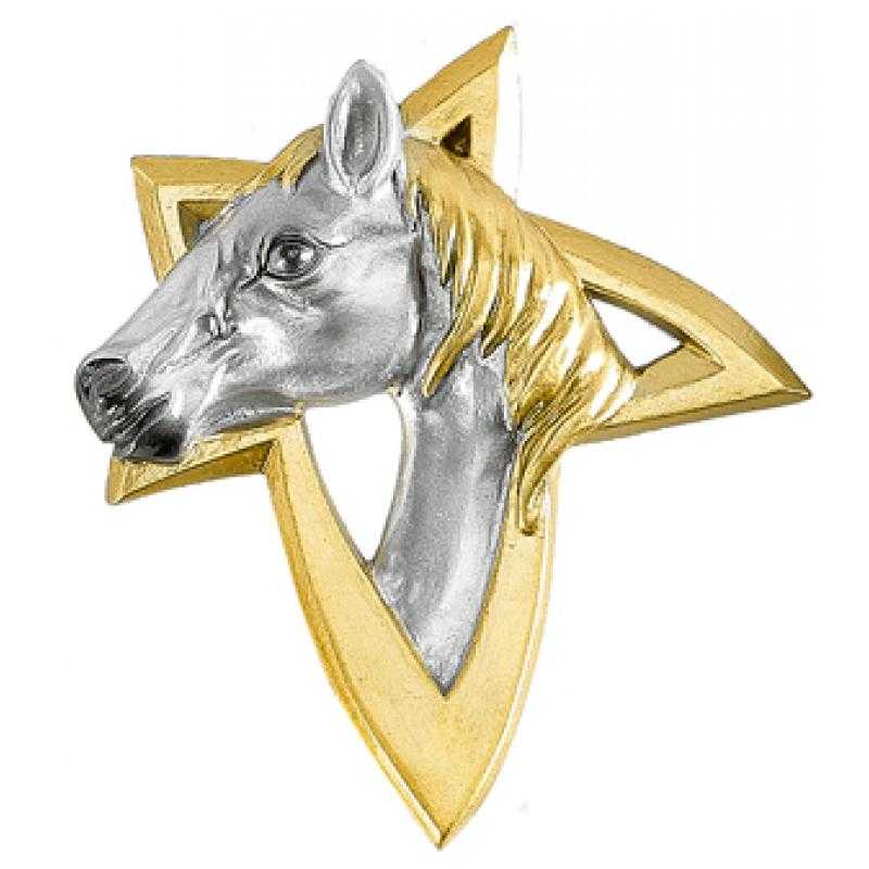 Resina aplique cabeza de caballo