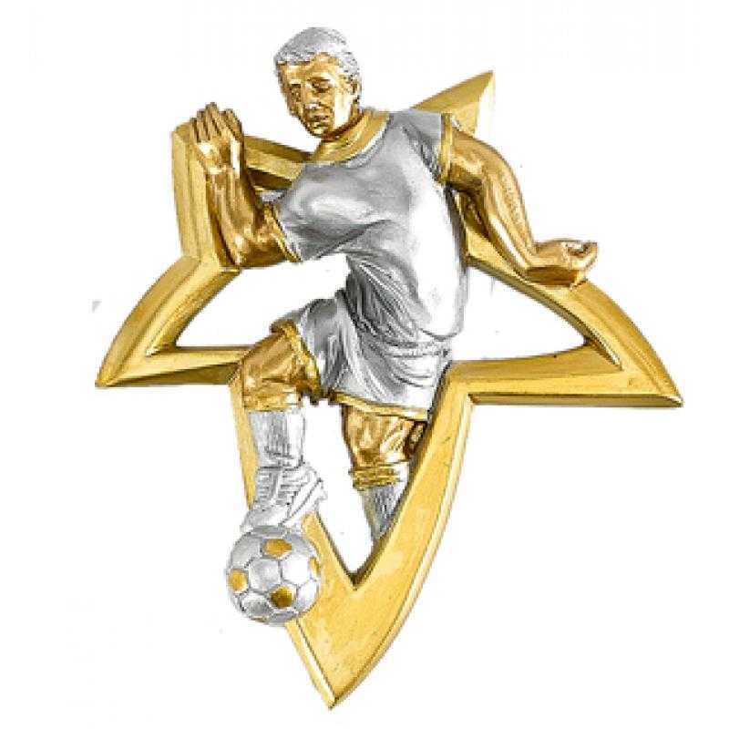Resina aplique futbol
