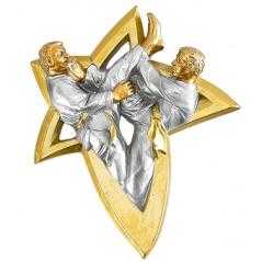Resina aplique karate