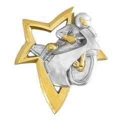 Resina aplique motociclismo