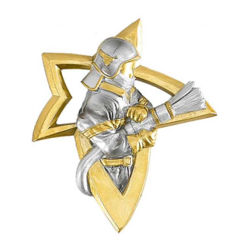 Resina aplique bombero