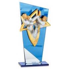 Trofeo de cristal para aplique